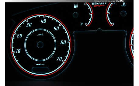 Шкалы приборов Renault Megane