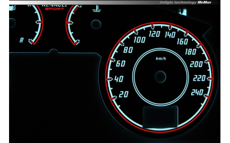 Шкалы приборов Renault Megane