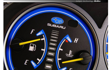 Шкалы приборов Subaru Impreza