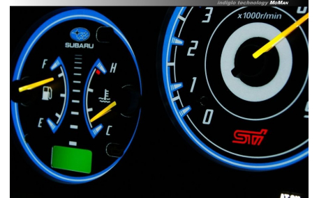 Шкалы приборов Subaru Impreza