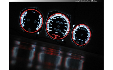 Шкалы приборов Toyota Celica