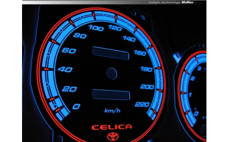 Шкалы приборов Toyota Celica