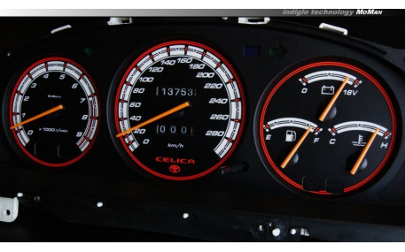 Шкалы приборов Toyota Celica