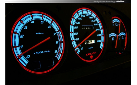 Шкалы приборов Toyota Celica