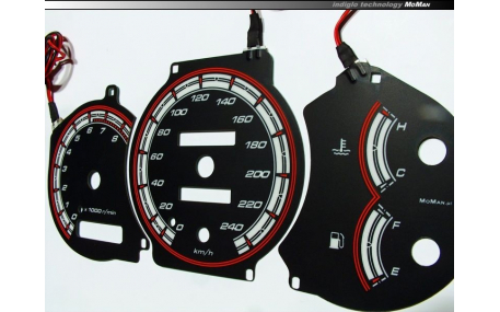 Шкалы приборов Toyota Celica