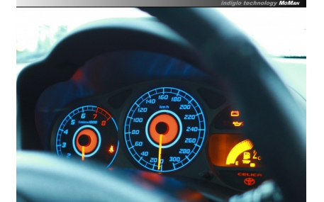 Шкалы приборов Toyota Celica