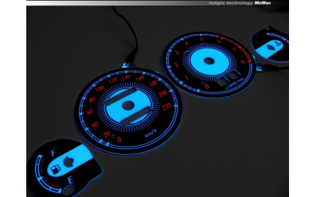 Шкалы приборов Toyota Corolla 