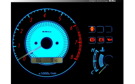 Шкалы приборов Toyota Corolla 