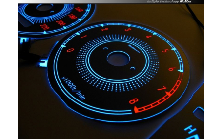 Шкалы приборов Toyota Corolla