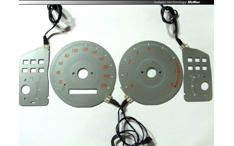 Шкалы приборов Toyota Corolla