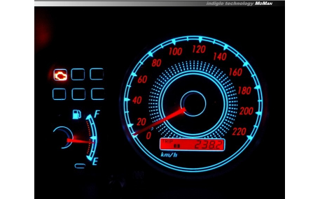 Шкалы приборов Toyota Corolla