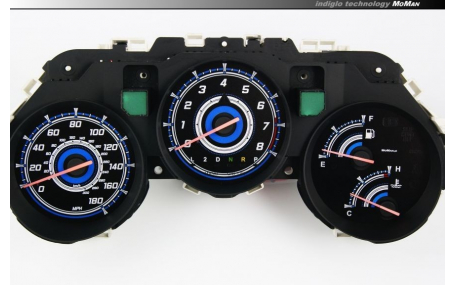 Шкалы приборов Toyota Supra