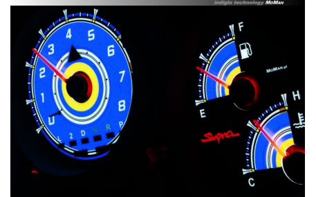 Шкалы приборов Toyota Supra