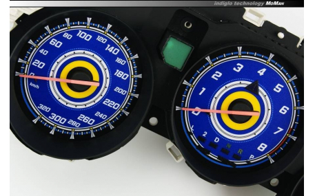 Шкалы приборов Toyota Supra