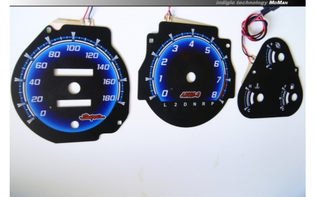 Шкалы приборов Toyota Supra