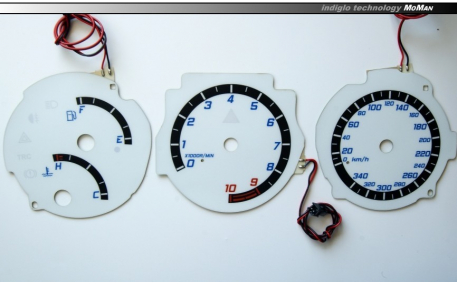 Шкалы приборов Toyota Supra