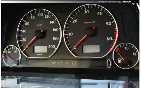 Шкалы приборов Volkswagen Golf 3