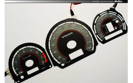 Шкалы приборов Volvo V40/S40