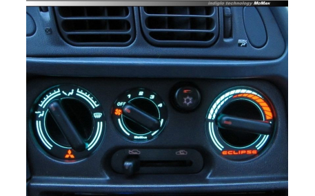 Шкалы приборов MitsubishiI Eclipse