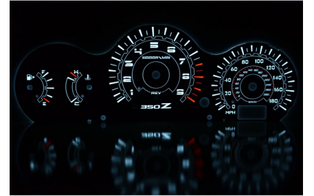 Шкалы приборов Nissan 350Z
