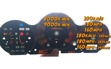 Шкалы приборов Nissan 350Z