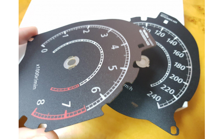 Шкалы приборов AUDI RS7