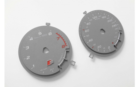 Шкалы приборов AUDI S3 8V