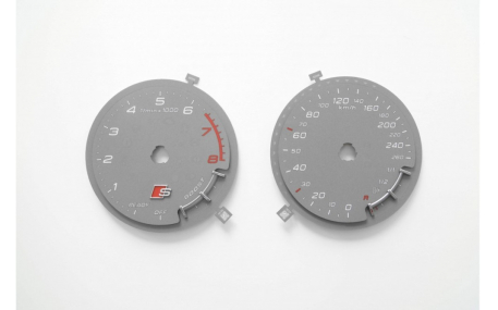 Шкалы приборов AUDI S3 8V