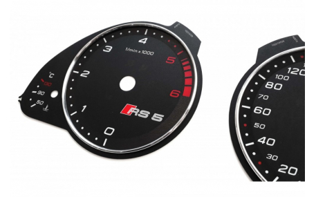 Шкалы приборов AUDI RS5