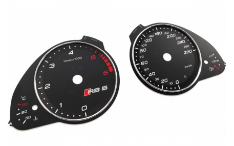 Шкалы приборов AUDI RS5