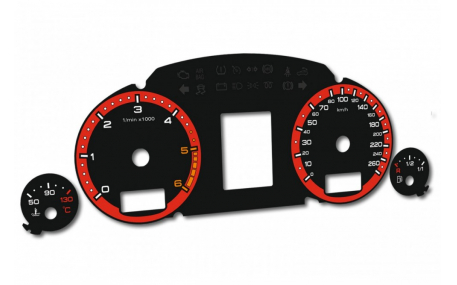 Шкалы приборов AUDI A4