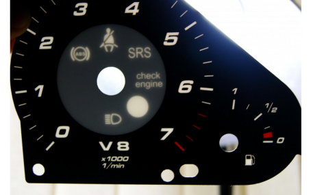 Шкалы приборов Mercedes C-class W203