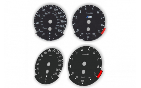 Шкалы приборов BMW E63