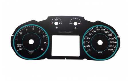 Шкалы приборов Chevrolet Cruze