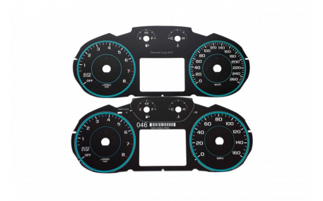 Шкалы приборов Chevrolet Cruze