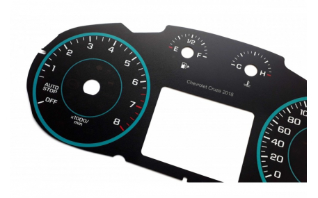 Шкалы приборов Chevrolet Cruze