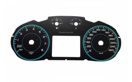 Шкалы приборов Chevrolet Cruze