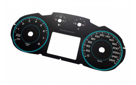Шкалы приборов Chevrolet Cruze
