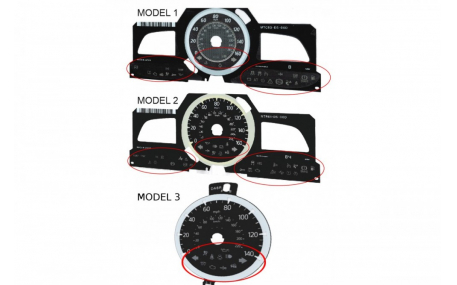 Шкалы приборов Mazda 3/CX-3