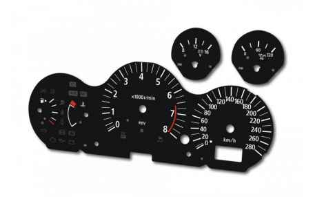 Шкалы приборов Nissan 350Z