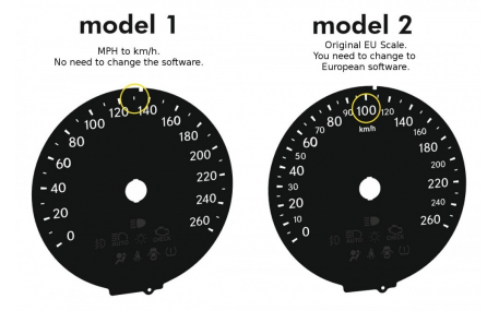 Шкалы приборов Lexus IS