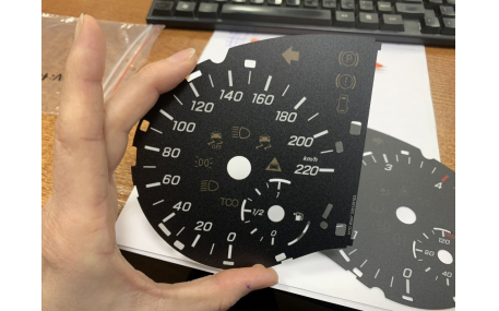 Шкалы приборов Mercedes Vito W447