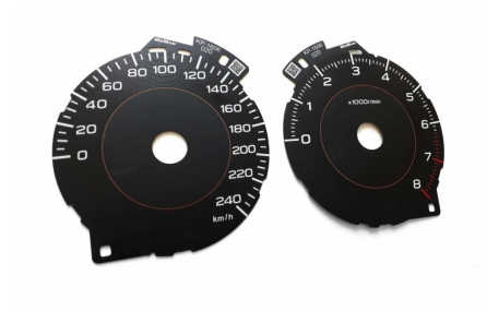 Шкалы приборов Subaru XV