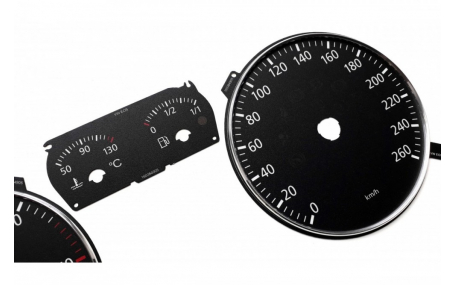 Шкалы приборов Volkswagen Eos