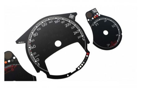 Шкалы приборов Volkswagen New Beetle