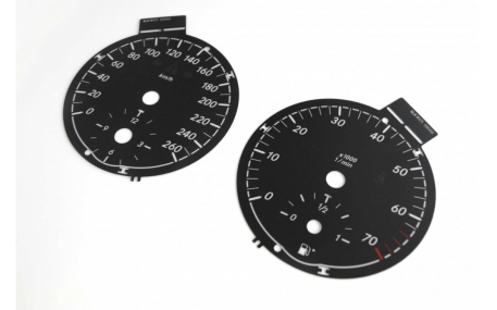 Шкалы приборов Mercedes SLK-class R171