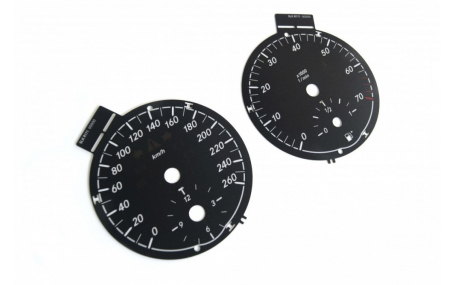 Шкалы приборов Mercedes SLK-class R171