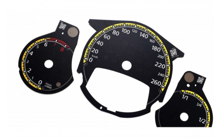 Шкалы приборов Volkswagen New Beetle