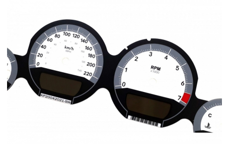 Шкалы приборов Dodge Charger