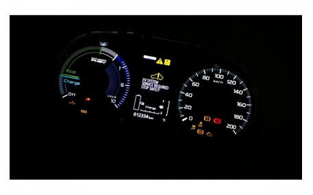 Шкалы приборов Mitsubishi Outlander